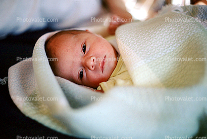 Girls, face, newborn Face, swaddled, Equanimity