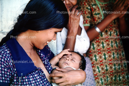 Sleeping Child, Mumbai (Bombay), India, newborn