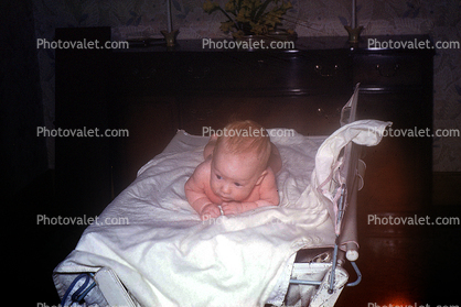 Newborn, Boy, Baby, 1960s, Childbirth