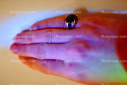 hand, fingers, ring