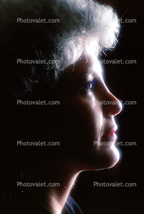 Woman Profile Face, Nose, Eyes, Chin, neck