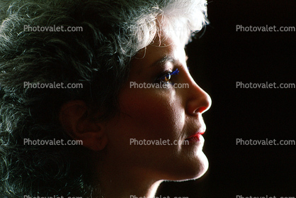 Woman Profile Face, Nose, Eyes, Chin, neck
