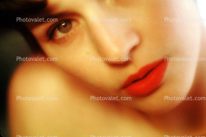 Red Lips, Eyeball, Iris, skin