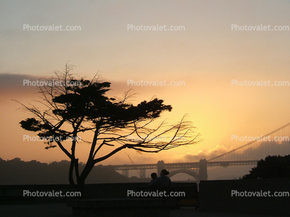 The Marina, Golden Gate Bridge, Sunset