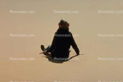 Woman Contemplating, Coral Pink Sand Dunes State Park