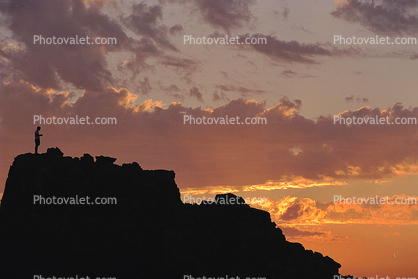 South Africa, Sunset, Person, Repose