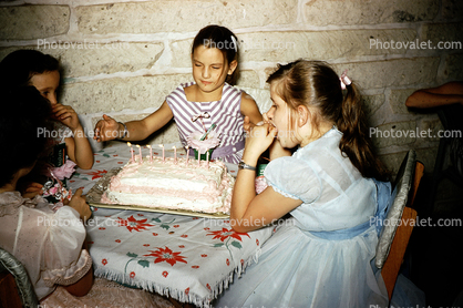 Vicki's Eighth Birthday Party, 1950s