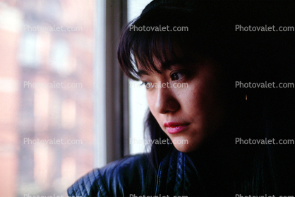 Japanese Woman in Deep Thought