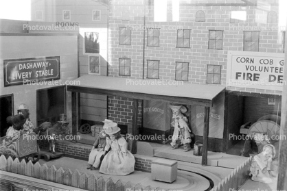 Moving Diorama, Dashaway Livery Stable, 1890's