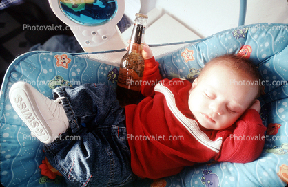 Baby, Boy, Beer, Bottle