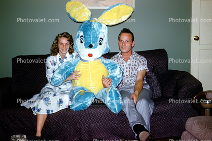 Bunny Rabbit, Man, Woman, 1950s