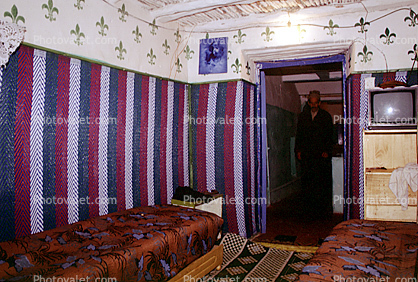 Bedroom with Television, Bed