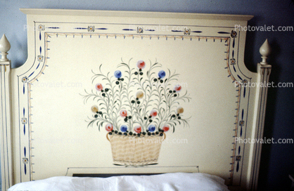 Bed Board, Flower Vase, 1950s