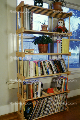 bookshelf, books
