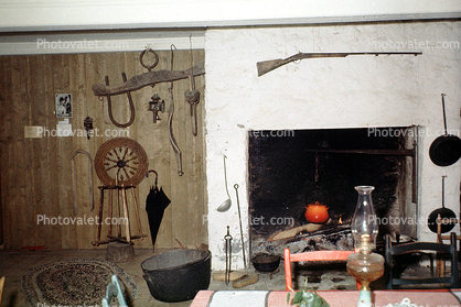 Fireplace, Rifle, June 1964