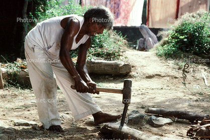 India, Man with Hammer and Spike