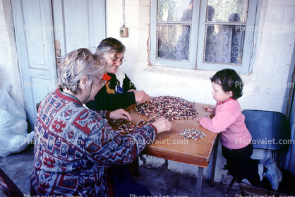 Puzzle, child, woman, Kalagoni Republic of Georgia