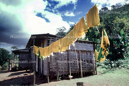 Drying Line, Hut, House, Home, Clothes Line, Drying, Washingline