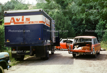 Avis Moving Van, Car, 1950s