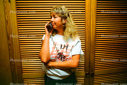 Woman, Talking, Phone
