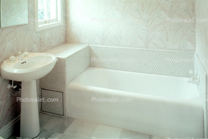 Bathtub, sink, marble, Tub, tile