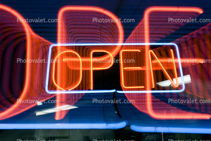 Open, Neon Sign