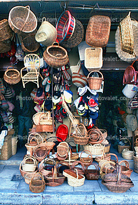 baskets, store
