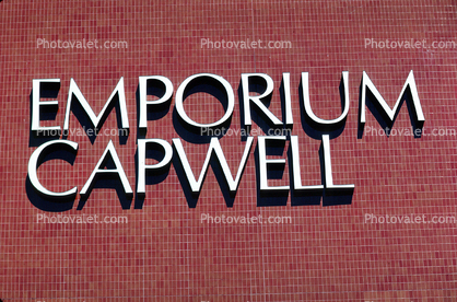 Emporium Capwell, building, Store, signage, 1980s