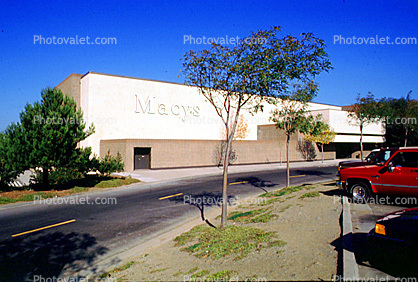 Mall, Macy's, building, store, Shopping Center, signage, 1980s