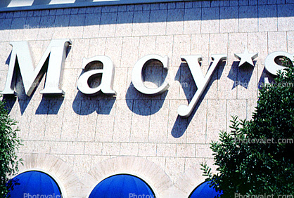 Macy's, mall, building, store, Shopping Center, signage, 1980s