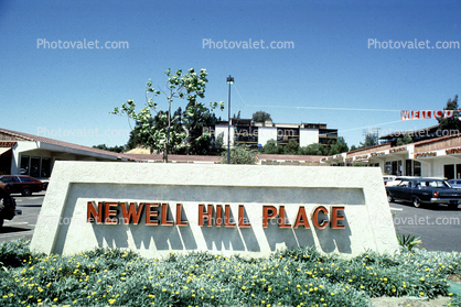 Newell Hill Place, Walnut Creek, California, signage, 1980s