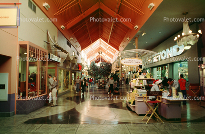 Mall interior, indoors, inside
