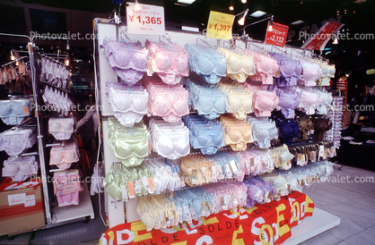 Tokyo storefront, Underwear, Panty, Store Display, Racks