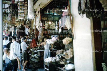 Bizarre, shops, Hong Kong, October 1962, 1960s