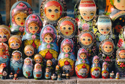 Matryoshka, Russian Nesting Dolls, Moscow Black Market