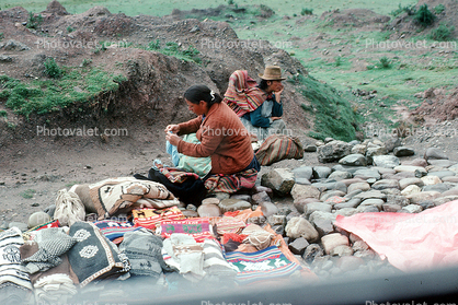 Woman Vendor, Trinkets, Lima Peru