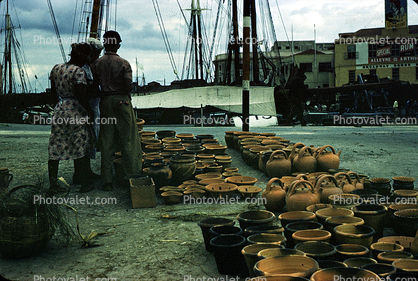 jugs, jars, Barbados, 1950s