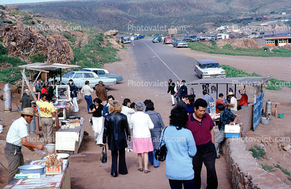 Roadside Stand, Highway, Cars, Guaymas Mexico