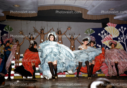 Geisha Girls Dancing, Sasebo Saga Japan, 1950s