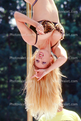 Stripper, Pole Dancer, Upside-down