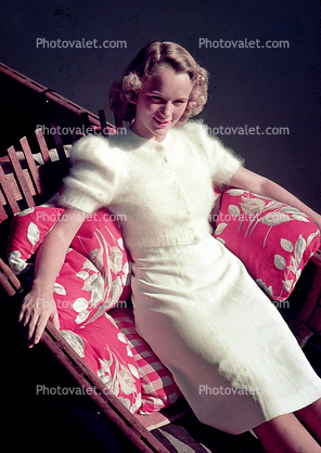 Angora Sweater, skirt, dress, 1940s