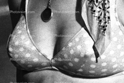 Cleavage, Breasts, Polka-Dot Bikini, 1950s