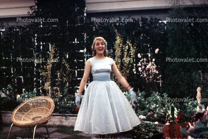 Woman in a Dress, 1950s