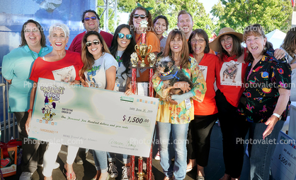 1st Place Check, World's Ugliest Dog Contest, Sonoma-Marin Fair, 21/06/2019