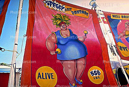 Peggy, the Fat Woman, County Fair