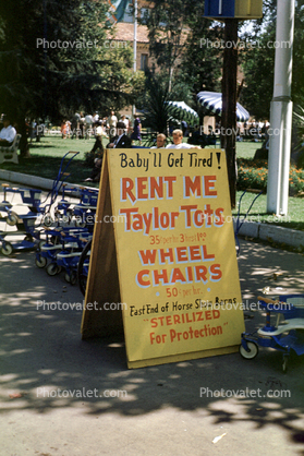 Rent Me Taylor Tots, California State Fair, 1949, 1940s