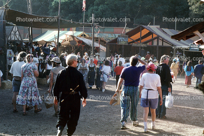Crowds, Renaissance Faire, Septermber 27 1992, Novato
