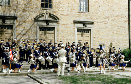 Hammonton Spring Festival, Marching Band, New Jersey, 1950s