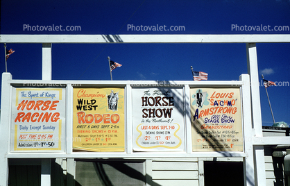 Billboards for the Oregon State Fair, Louis Armstrong, 6 September 1960, 1960s