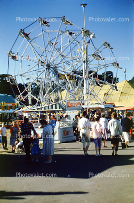 Ferris wheel, Oregon State Fair, Salem, 6 September 1960, 1960s